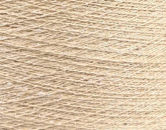 Toscano S.r.L. Art. Spezz 852 Nm 2/34 – Garn aus Seide, Baumwolle und Viskose col. 926 Sandbeige